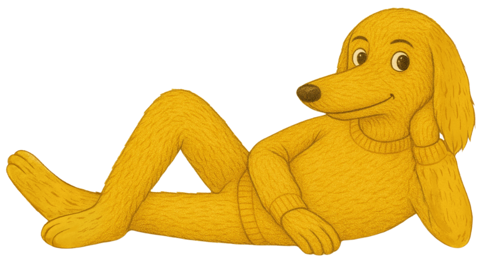 Doogle doing some sport